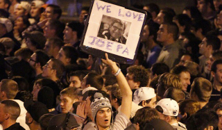 Illustration for article titled The Saddest Sad Faces Of Sad Penn State Bros